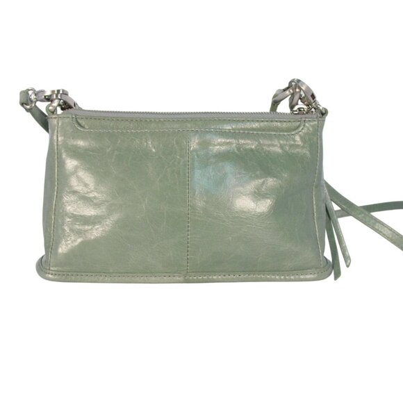 HOBO Cacence Sage Green Leather Convertible Wristlet/Shoulder/Crossbody Bag $158 - Picture 4 of 8